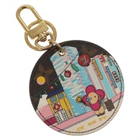 【原宿店限定】ルイ・ヴィトン LOUIS VUITTON ポルトクレ イリュストレ バッグチャーム モノグラムヴィヴィエンヌ M00881 レディース 132790M