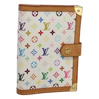 【原宿店限定】ルイ・ヴィトン LOUIS VUITTON アジェンダPM 手帳カバー モノグラム・マルチカラー ホワイト R21074 レディース sw275V