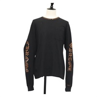 【原宿店限定】クロムハーツ Chrome Hearts 長袖Ｔシャツ コットン ブラック レディース 138884M