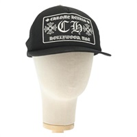 【原宿店限定】クロムハーツ Chrome Hearts キャップ トラッカーキャップ コットン ブラック レディース 138882M