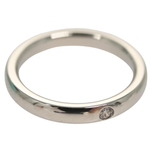 【原宿店限定】ティファニー TIFFANY&Co. リング・指輪 1P ダイヤモンド プラチナ PT950 7.5号 シルバー レディース 117298AM