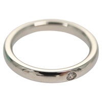 【原宿店限定】ティファニー TIFFANY&Co. リング・指輪 1P ダイヤモンド プラチナ PT950 7.5号 シルバー レディース 117298AM