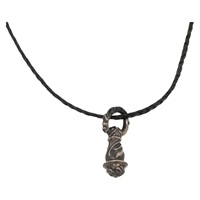 【原宿店限定】クロムハーツ Chrome Hearts タイニーレザーブレード カンパナ ネックレス Ag925 シルバー レディース 138896M