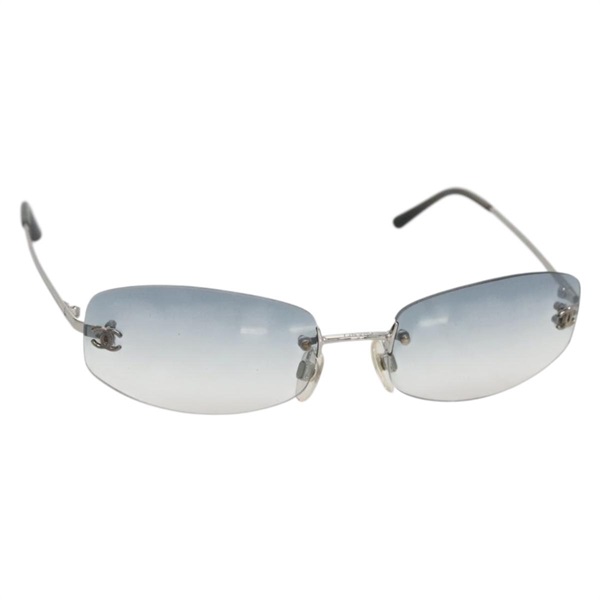 【原宿店限定】シャネル CHANEL サングラス メタル シルバー レディース yk19442V