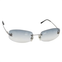 【原宿店限定】シャネル CHANEL サングラス メタル シルバー レディース yk19442V