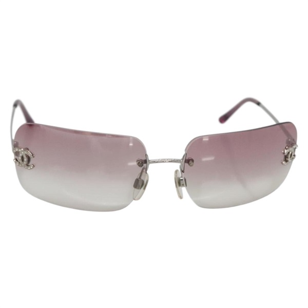 【原宿店限定】シャネル CHANEL サングラス メタル ピンク レディース yk19490V