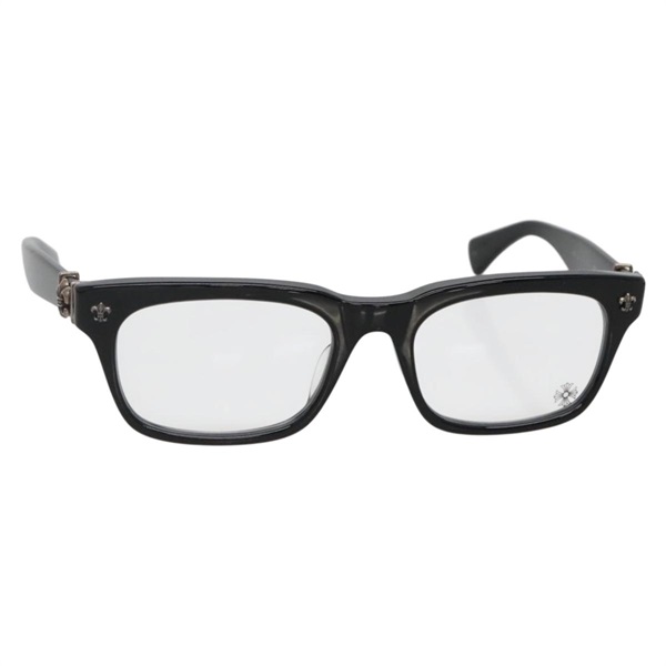 【原宿店限定】クロムハーツ Chrome Hearts メガネ GITTIN ANU Ag925 ブラック レディース 134896M