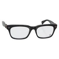 【原宿店限定】クロムハーツ Chrome Hearts メガネ GITTIN ANU Ag925 ブラック レディース 134896M