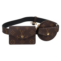 【原宿店限定】ルイ・ヴィトン LOUIS VUITTON サンチュール デイリー マルチポケット ベルト モノグラム M0236 レディース gh628M