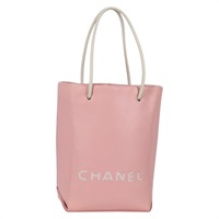 【原宿店限定】シャネル CHANEL ハンドバッグ レザー ピンク レディース 135267V