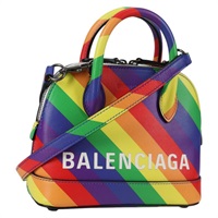 【原宿店限定】バレンシアガ BALENCIAGA ハンドバッグ ヴィル レザー 2way マルチカラー 550646 レディース 135406M