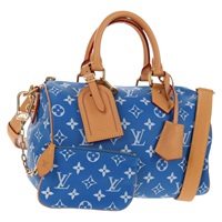【原宿店限定】ルイ・ヴィトン LOUIS VUITTON スピーディP9バンドリエール25 ハンドバッグ モノグラム ブルー M24424 レディース 139046SM