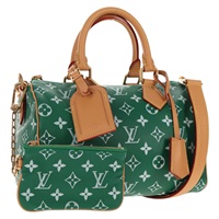 【原宿店限定】ルイ・ヴィトン LOUIS VUITTON スピーディP9バンドリエール25 ハンドバッグ モノグラム グリーン M24423 レディース 139047SM