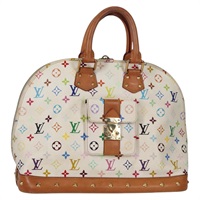 【原宿店限定】ルイ・ヴィトン LOUIS VUITTON アルマ GM ハンドバッグ モノグラム マルチカラー ホワイト M40441 レディース 141457V