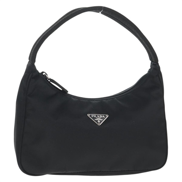 【原宿店限定】プラダ PRADA ハンドバッグ ナイロン ブラック シルバー レディース 145021V