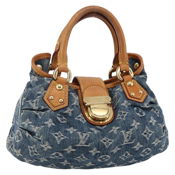 【原宿店限定】ルイ・ヴィトン LOUIS VUITTON プリーティ ハンドバッグ モノグラムデニム ブルー M95020 レディース 128188V