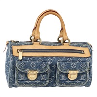 【原宿店限定】ルイ・ヴィトン LOUIS VUITTON ネオ・スピーディ ハンドバッグ モノグラムデニム ブルー M95019 レディース 128934V
