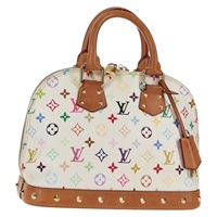【原宿店限定】ルイ・ヴィトン LOUIS VUITTON アルマ ハンドバッグ モノグラム・マルチカラー ホワイト M92647 レディース 133443V