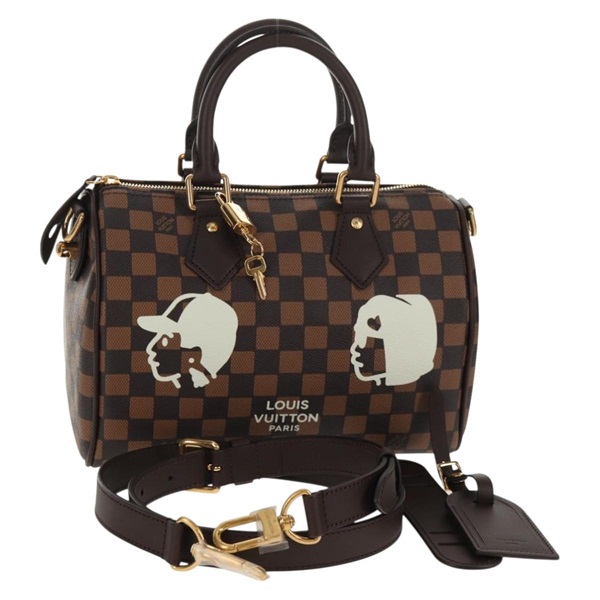 【原宿店限定】ルイ・ヴィトン LOUIS VUITTON スピーディバンドリエール25 ハンドバッグ ダミエフレンドシップ 2way N40772 レディース 140003SM