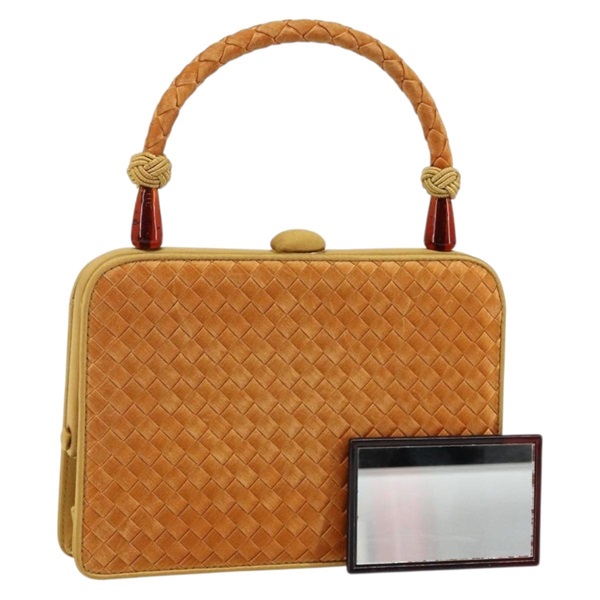 【原宿店限定】ボッテガヴェネタ BOTTEGAVENETA ハンドバッグ イントレチャート レザー ブラウン レディース 143600V