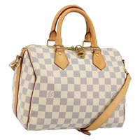 【原宿店限定】ルイ・ヴィトン LOUIS VUITTON スピーディバンドリエール25 ハンドバッグ ダミエ アズール N41000 レディース 143958V