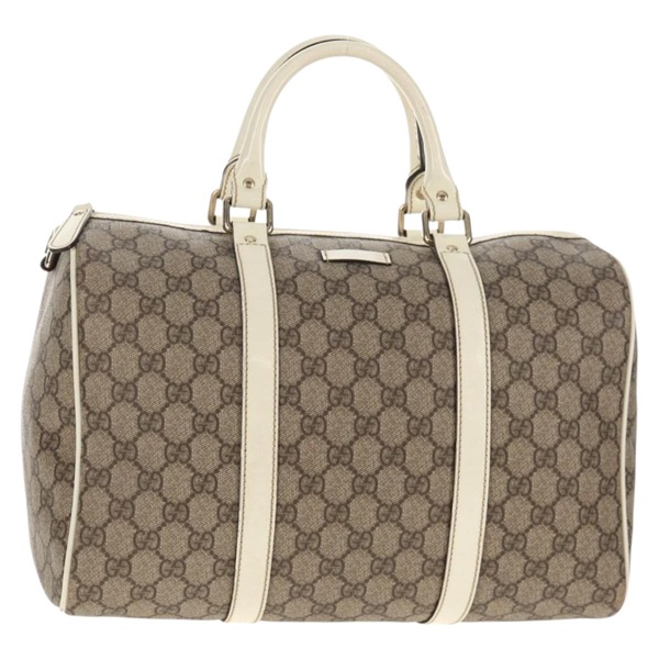 【原宿店限定】グッチ GUCCI ハンドバッグ GGスプリーム PVC ベージュ ゴールド 193603 レディース 144631V