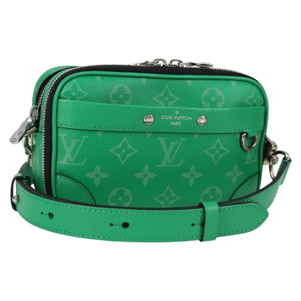 【原宿店限定】ルイ・ヴィトン LOUIS VUITTON アルファウェアラブルウォレットNV ショルダーバッグ タイガラマ モノグラム グリーン M30997 レディース 135292M