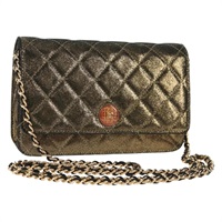 【原宿店限定】シャネル CHANEL ショルダーバッグ マトラッセ チェーン キャンバス ゴールド レディース 139094V