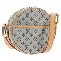 【原宿店限定】ルイ・ヴィトン LOUIS VUITTON ジャンヌPM ショルダーバッグ モノグラムミニ ブルー M92001 レディース gh825V