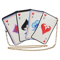 【原宿店限定】ルイ・ヴィトン LOUIS VUITTON ポルトフォイユゾエ ショルダーバッグ モノグラムゲームオン ホワイト M80226 レディース 143515M