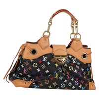 【原宿店限定】ルイ・ヴィトン LOUIS VUITTON ウルスラ トートバッグ モノグラム・マルチカラー ブラック M40124 レディース 138074V