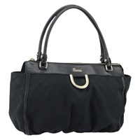 【原宿店限定】グッチ GUCCI アビー トートバッグ GGキャンバス ブラック ゴールド 189831 レディース 143716V
