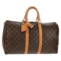 【原宿店限定】ルイ・ヴィトン LOUIS VUITTON キーポル45 ボストンバッグ モノグラム M41428 レディース yk19677V