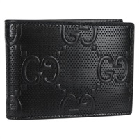 【原宿店限定】グッチ GUCCI 二つ折り財布 GGエンボス ブラック 625559 レディース 141453M