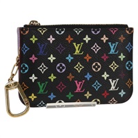 【原宿店限定】ルイ・ヴィトン LOUIS VUITTON ポシェットクレ NM コインケース モノグラムマルチカラー ブラック M60279 レディース 146522V