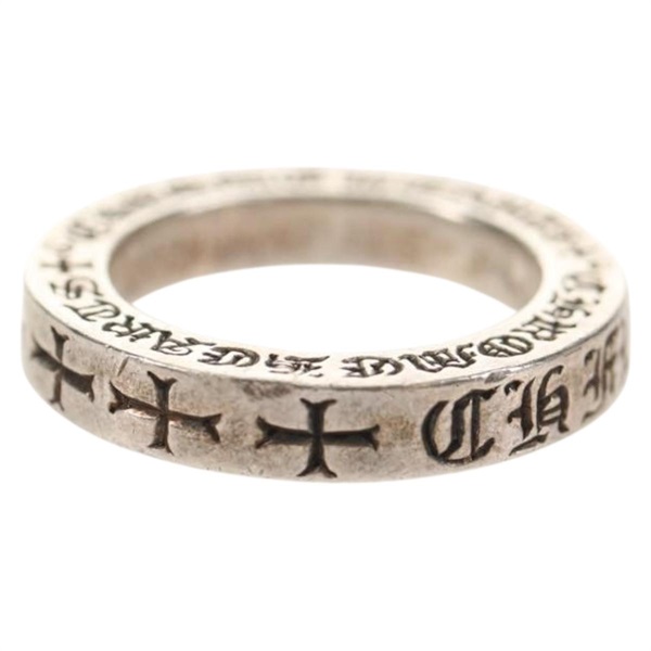 【原宿店限定】クロムハーツ Chrome Hearts リング・指輪 3mmスペーサーFUCK YOU Ag925 シルバー レディース 141202M