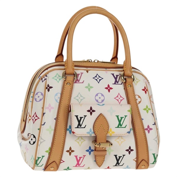 【原宿店限定】ルイ・ヴィトン LOUIS VUITTON プリシラ ハンドバッグ モノグラム・マルチカラー ホワイト M40096 レディース 148523M