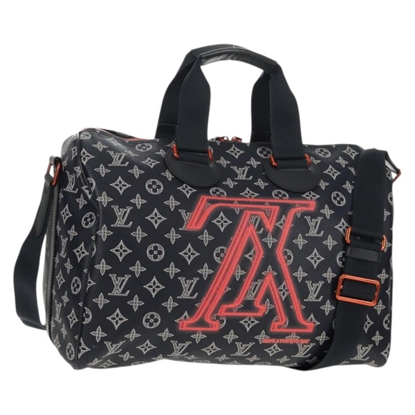 【原宿店限定】ルイ・ヴィトン LOUIS VUITTON スピーディバンドリエール40 ハンドバッグ モノグラムインクアップサイドダウン ネイビー M43697 レディース 150913SM