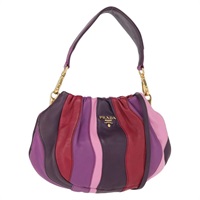 【原宿店限定】プラダ PRADA ハンドバッグ レザー 2way マルチカラー ゴールド レディース 154077SAM