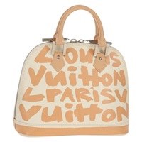 【原宿店限定】ルイ・ヴィトン LOUIS VUITTON アルマMM ハンドバッグ モノグラムグラフィティ ホワイト M92180 レディース ep12131V