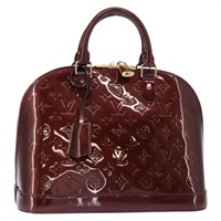 【原宿店限定】ルイ・ヴィトン LOUIS VUITTON アルマPM ハンドバッグ モノグラム ヴェルニ M91691 レディース yk19571V