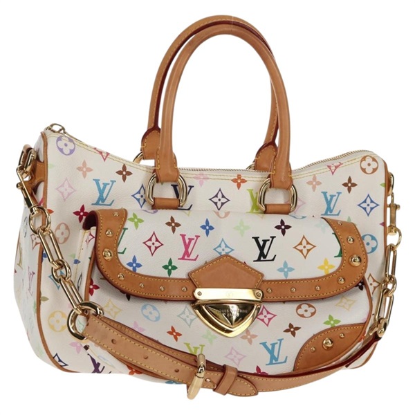 【原宿店限定】ルイ・ヴィトン LOUIS VUITTON リタ ハンドバッグ モノグラムマルチカラー 2way ホワイト M40125 レディース ka242A