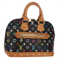 【原宿店限定】ルイ・ヴィトン LOUIS VUITTON アルマ ハンドバッグ モノグラム・マルチカラー ブラック M92646 レディース ka244A