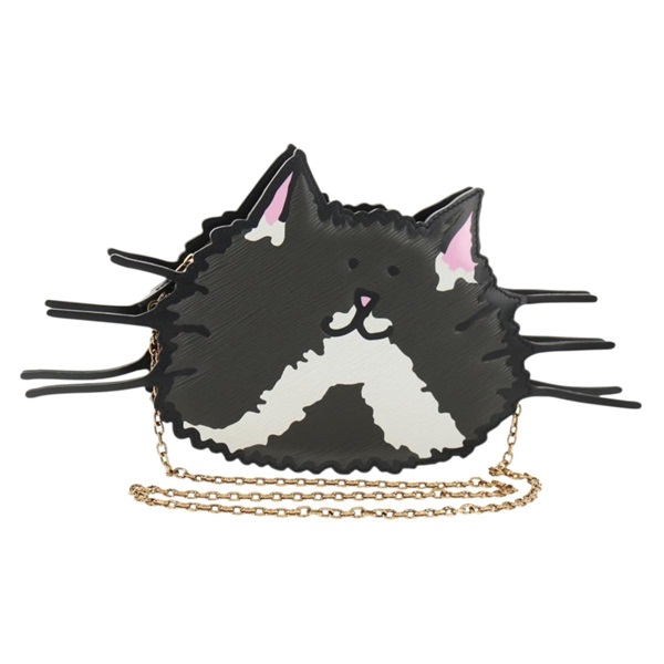 【原宿店限定】ルイ・ヴィトン LOUIS VUITTON キャットフェイスポシェット ショルダーバッグ エピ グレー レディース 142442M