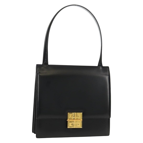 【原宿店限定】ジバンシィ GIVENCHY ショルダーバッグ レザー ブラック ゴールド レディース 147732V