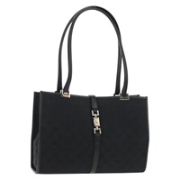 【原宿店限定】グッチ GUCCI ショルダーバッグ GGキャンバス ジャッキー ブラック シルバー 002 1073 1781 レディース 148814V