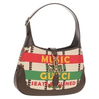 【原宿店限定】グッチ GUCCI ショルダーバッグ ニュージャッキー キャンバス ブラウン ゴールド 636706 レディース 134340AM
