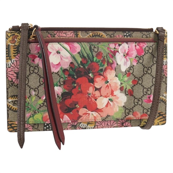 【原宿店限定】グッチ GUCCI ショルダーバッグ GGスプリーム PVC ベージュ ゴールド 454111 レディース 152649AM