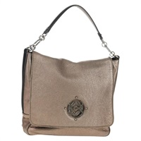 【原宿店限定】ロエベ LOEWE マイア ショルダーバッグ アナグラム レザー シャンパンゴールド ゴールド レディース yk19500V