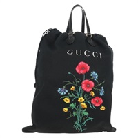 【原宿店限定】グッチ GUCCI シャトーマーモント トートバッグ キャンバス ブラック ゴールド 552403 レディース am9753M